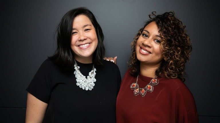 Co-founders of Shine: Marah Lidey (right) and Naomi Hirabayashi (left)