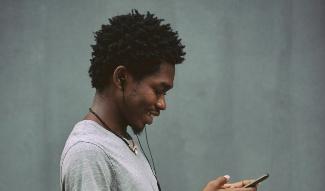 Man on his phone