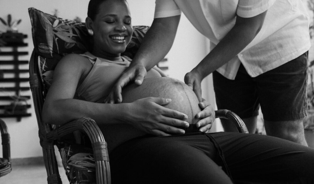Black pregnant woman