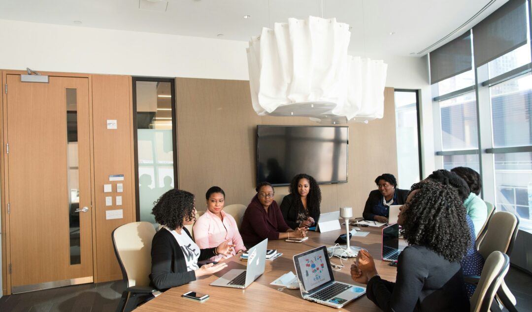 Black woman at work