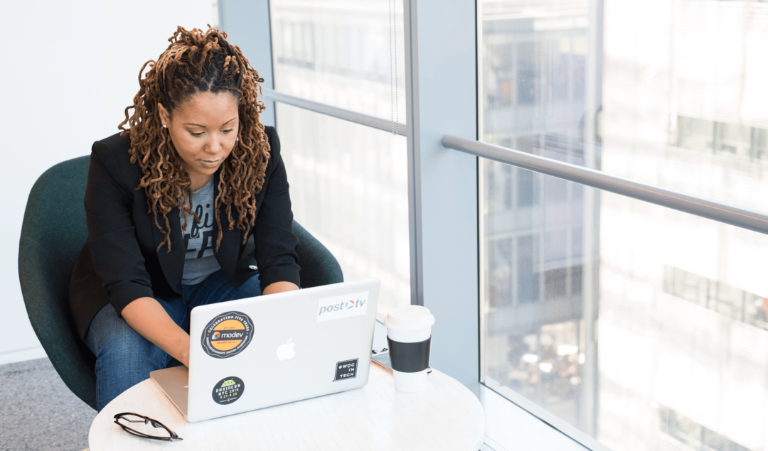Black woman at work