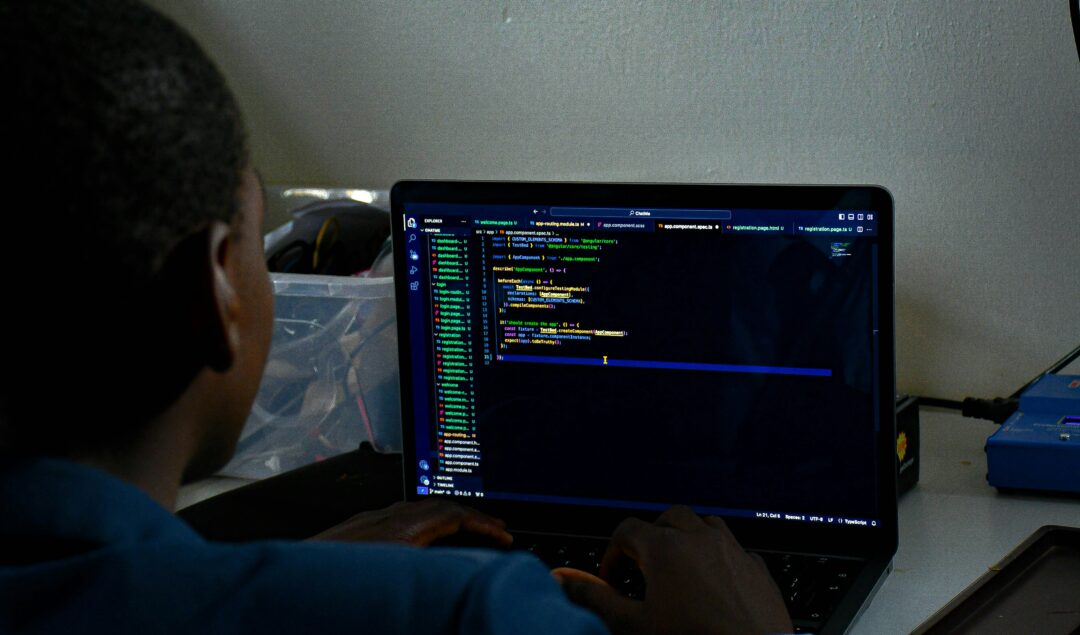 Man on the computer